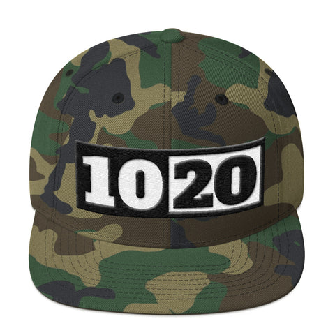 1020 Woodland Camouflage Snapback